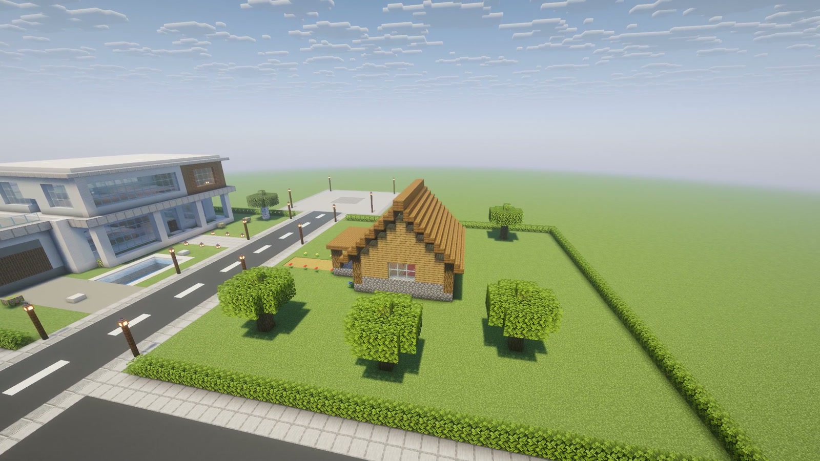 Easy Survival Starter House Minecraft build